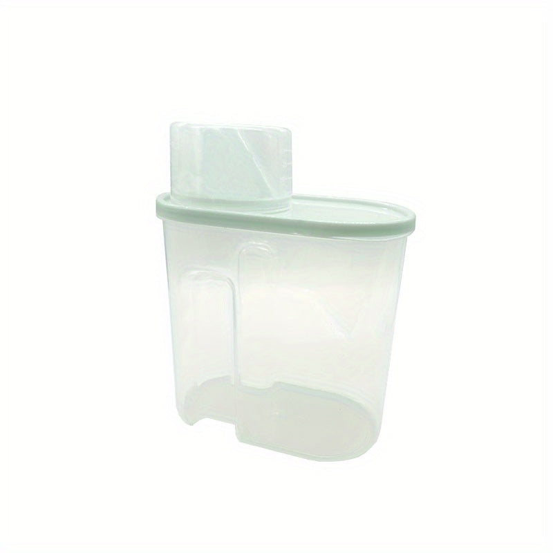 Portable Rice Bucket with Pour Spout Storage Container