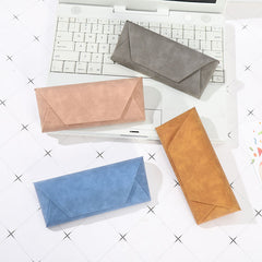 High-end Student Glasses Box, Leather Storage