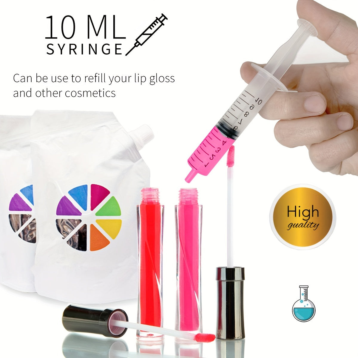 10pcs Dispenser Pump Solution Extraction Adapter Travel Medicine Bottle