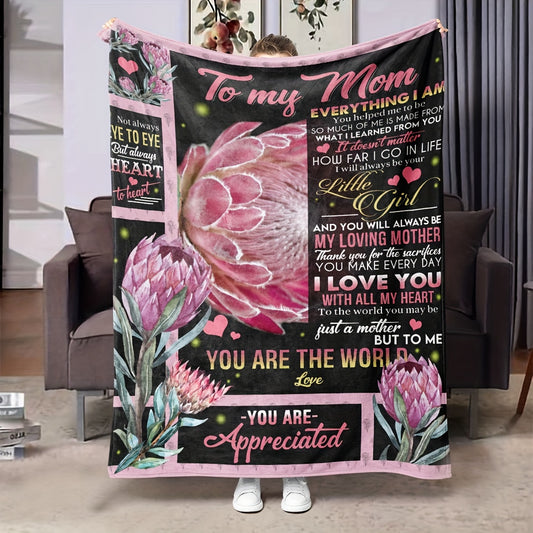 Digital Printed Warm Soft Blanket for Sofa Bed Office Nap