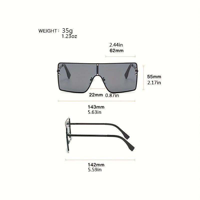Large Sunglasses UV400 Sun Shades for Summer Beach Travel