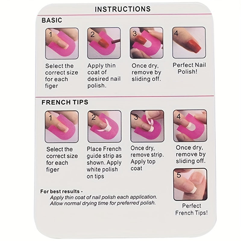 26pcs Reusable Nail Polish Moulds Anti-fouling Protection Tools