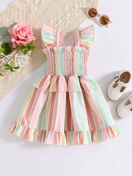 Summer Infant Baby Girl Suspender Dress