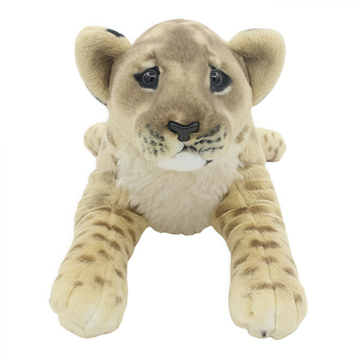 Large Lion Stuffed Animal Wildlife Model Tiger Leopard Doll Birthday