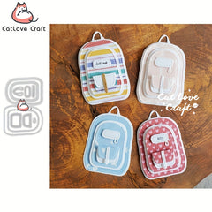 Catlove Backpack School Bag Metal Cutting Dies - Card Making DIY Craft
