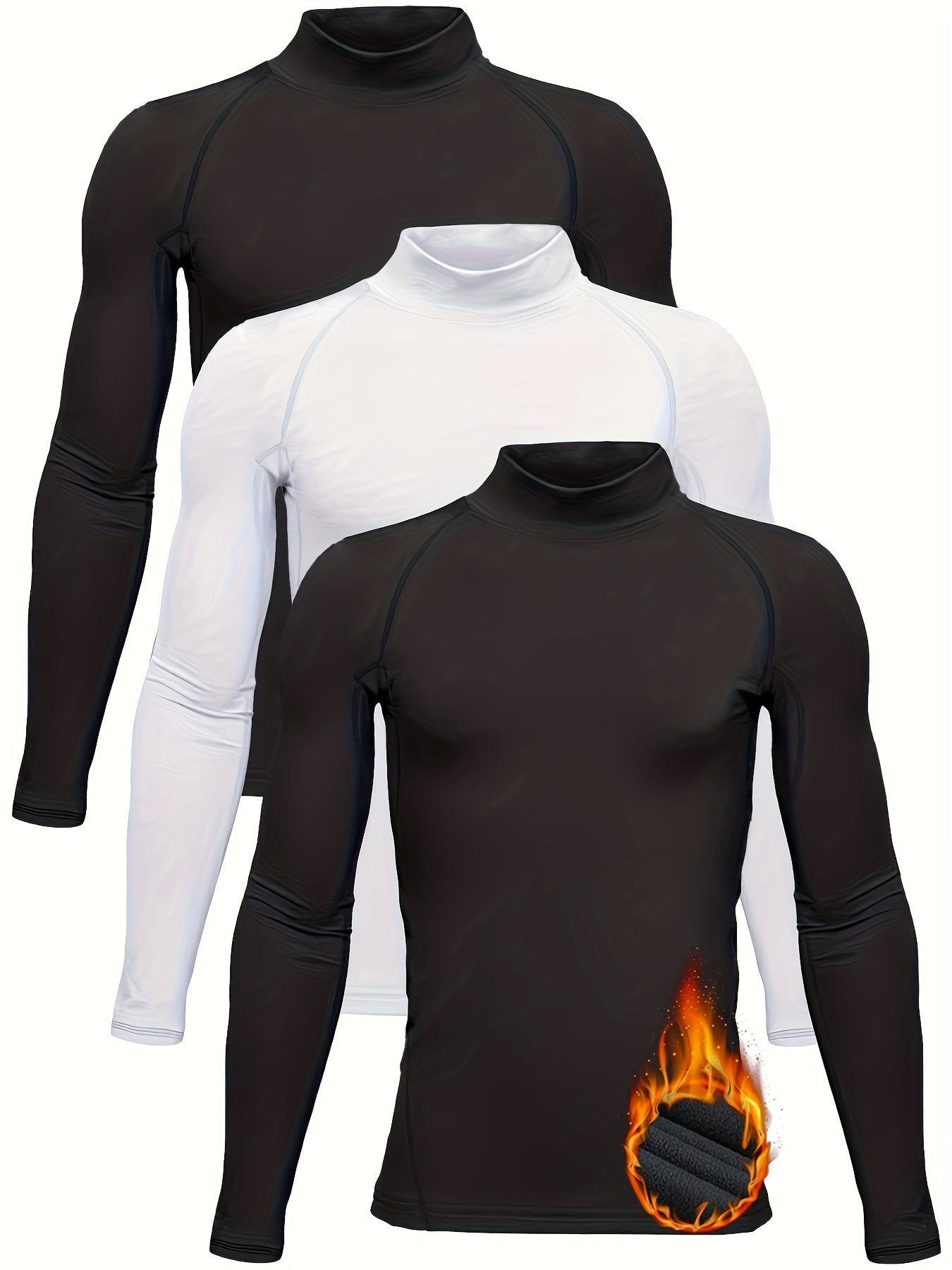 HOPLYNN Youth Thermal Compression Shirt Long Sleeve Fleece Base Layer