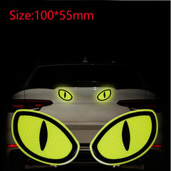 2Pcs Reflective Car Stickers for Enhanced Visibility & Safety