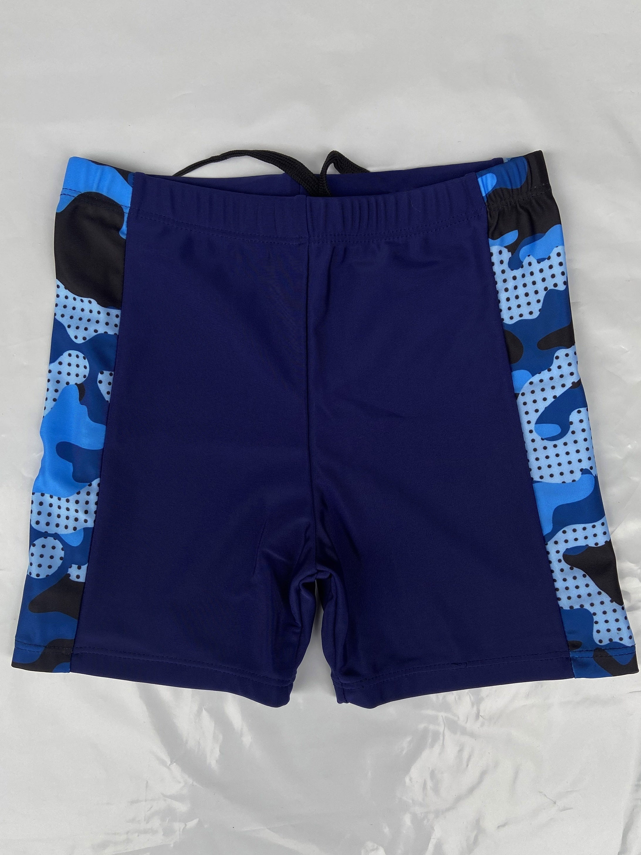 Boys Camo Swim Trunks for Beach Vacation