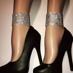 Rhinestone Anklet High Heel Ankle Bracelet Nightclub Jewelry