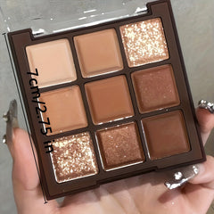 Mocha Chocolate Series 9 Eyeshadow Palette - Matte & Shimmer Eyeshadows