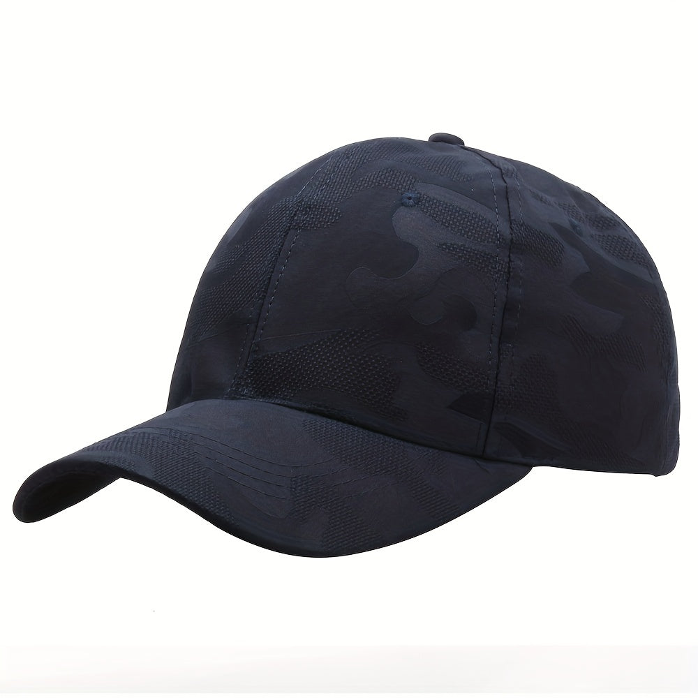Men's Camo Baseball Cap Adjustable Sunhat Sport Headdress