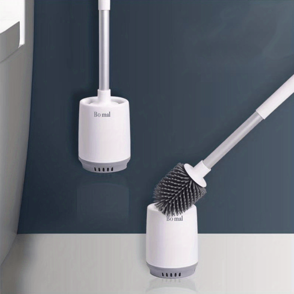 Toilet Brush With Holder No Dead Corner Bathroom Cleaning Brush