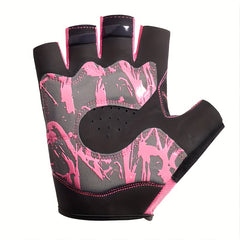 Breathable Half Finger Fitness Gloves for Men and Women - Non Slip