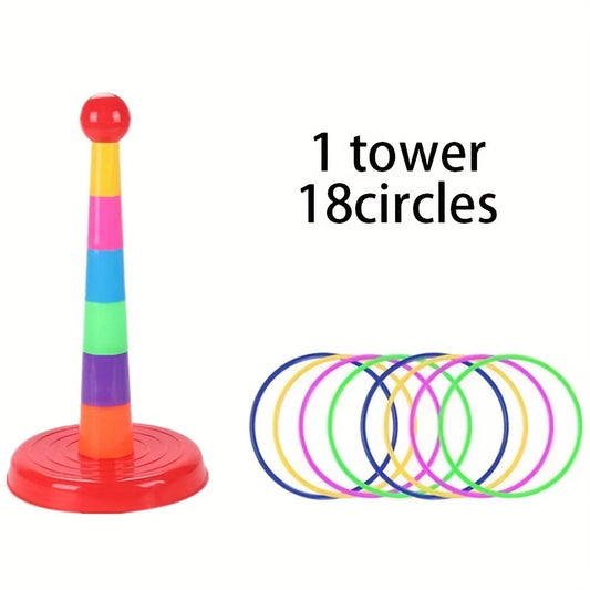 Interactive Throwing Loop Tower Game