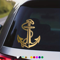 Boat Anchor Car Window Decal - Car Accessories Vinyl Sticker