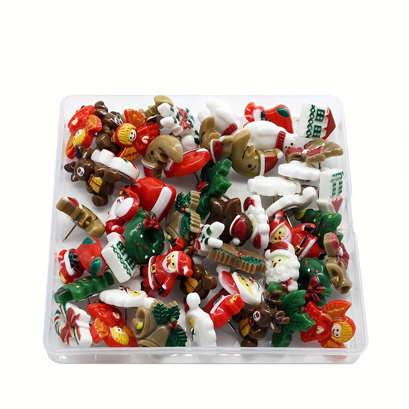 50pcs Christmas Thumbtacks for Photo Albums