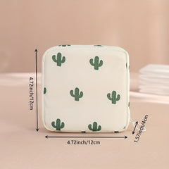 Large Capacity Cartoon Sanitary Napkin Storage Bag for Students