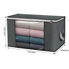 Foldable Clothes Storage Box Quilt Organizer Bag