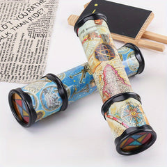 Stretchable Kaleidoscope Toy Vibrant Rotating Patterns for Kids