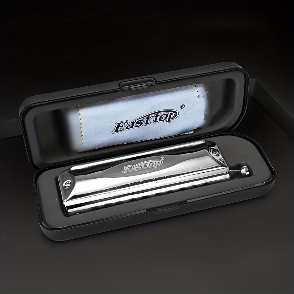 Chromatic Harmonica Key Of C 10 Holes 40 Tones Mouth Organ