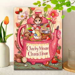 DIY Painting Kit Homemade Chef Mouse for Beginners