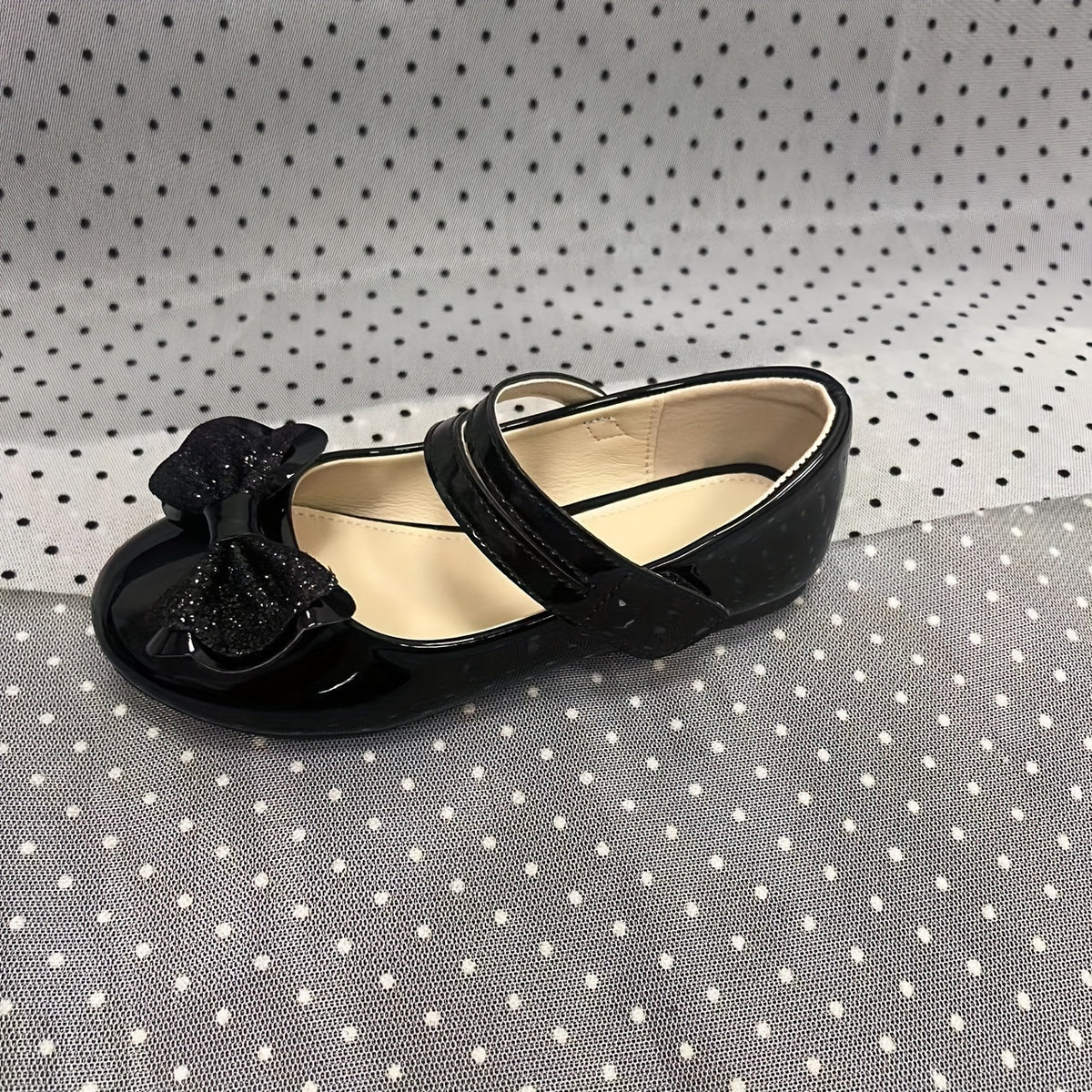 Girls Flat Shoes With Bowknot Decor for Kids