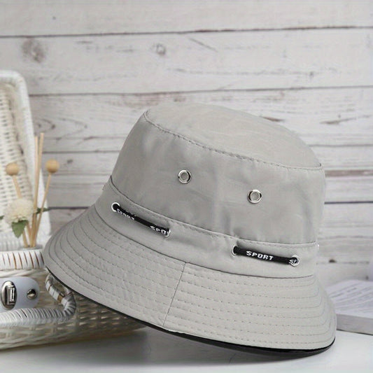 Unisex Foldable Sunshade Bucket Hat For Outdoor Travel
