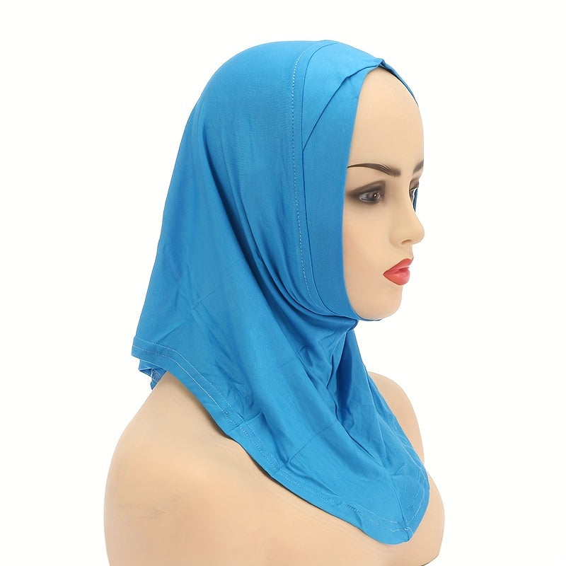 Retro Turban Headband for Women Soft Sunscreen Half Pack Hijab