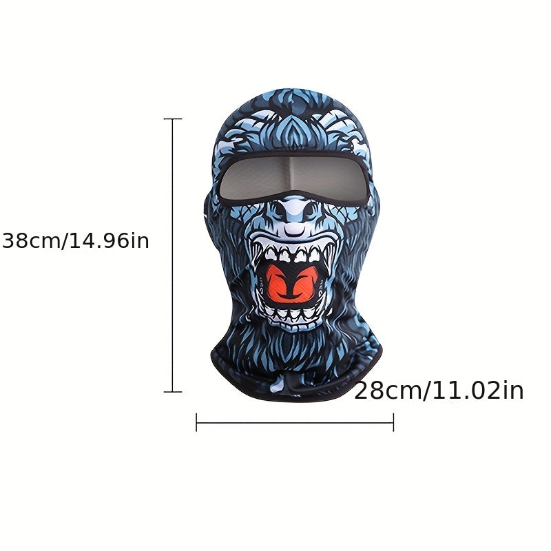 Quick Drying Skull Mask Balaclava Hat For Cycling Men