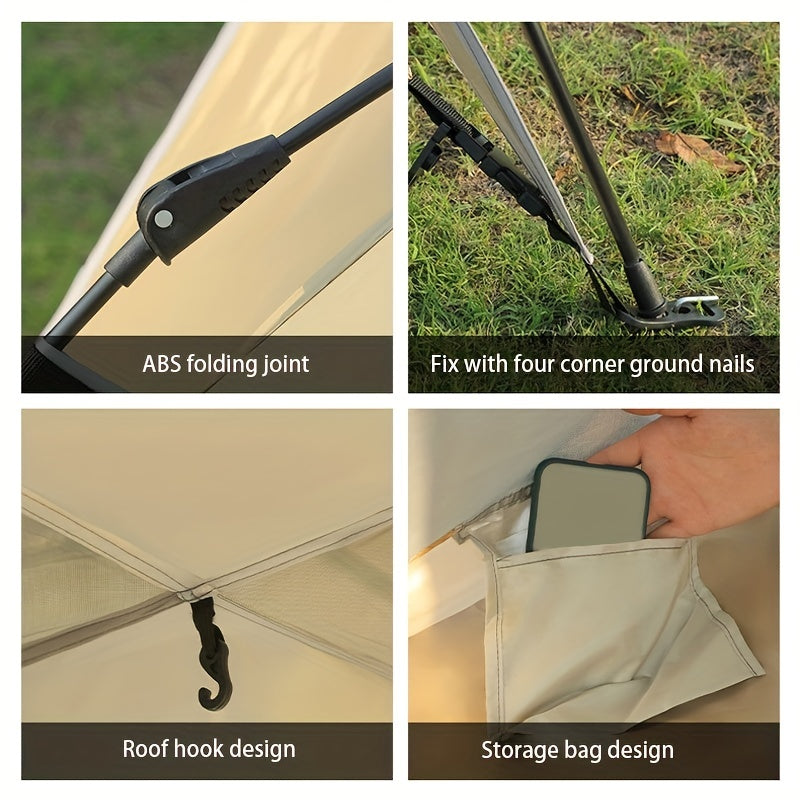 Windproof Sunscreen Waterproof Tent for Outdoor Camping
