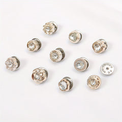 10pcs Scarf Pins Shirt Brooch Lapel Pins Women Hijab Clip Cardigan Sweater