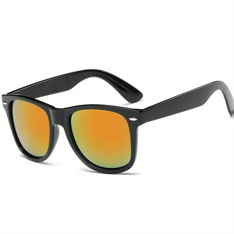 Square Frame Sunglasses Rivet Decor Glasses UV400