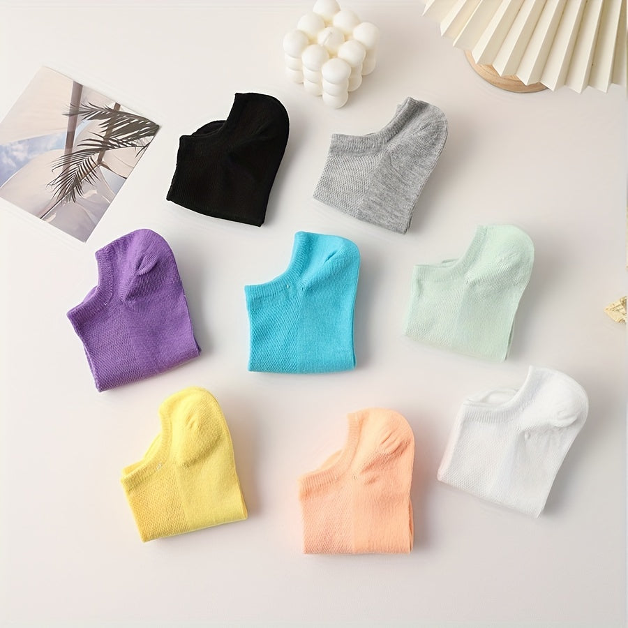 8 Pairs Low Cut Ankle Socks Women's Stockings