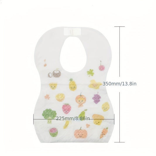 10pcs Disposable Bibs for Baby Feeding Portable Children Bibs
