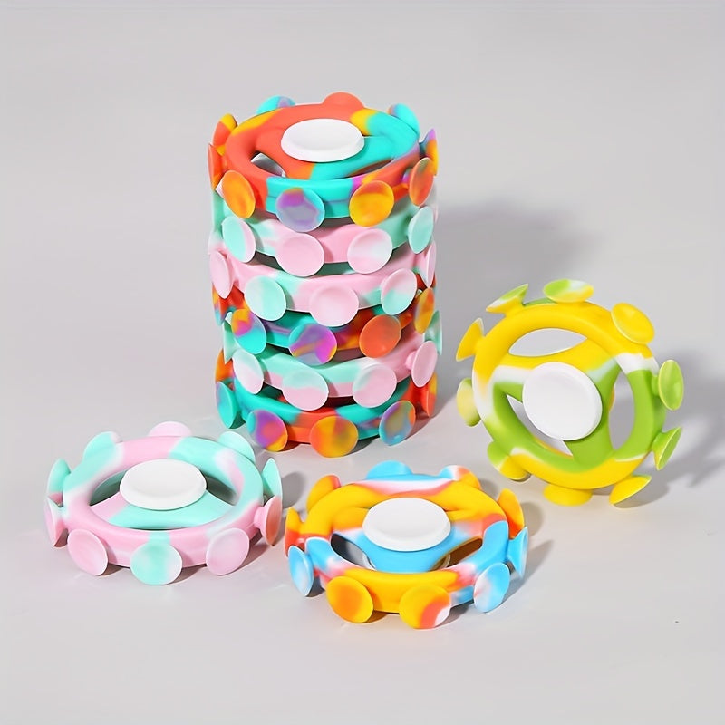 Creative Stress Relief Fidget Suction Cup Spinner