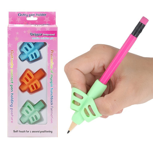 2 Finger Silicone Pen Grip for Kids Writing Training