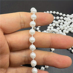 10mm Round Mini Beads Chain Roll Garland Flowers Acrylic Beads For Wedding Party