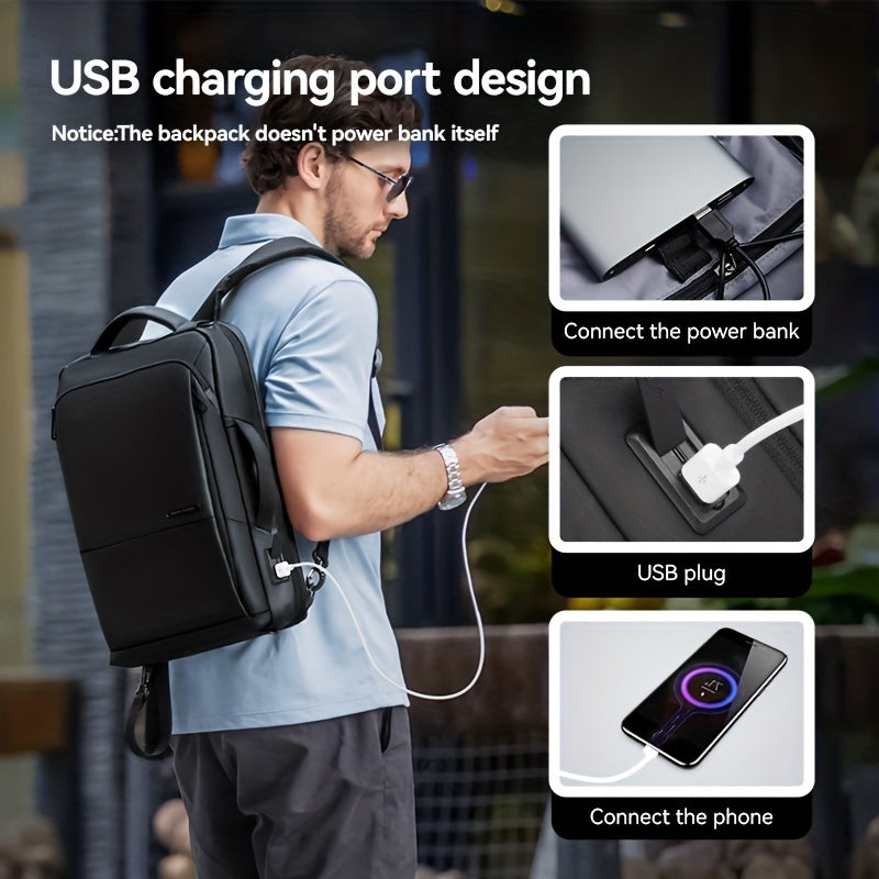 Men's 3-in-1 Business Travel Backpack Briefcase