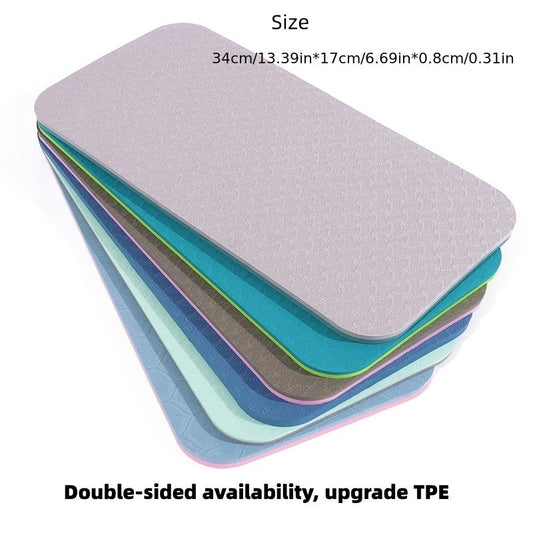Portable Non-slip Yoga Knee Pad TPE Fitness Mat