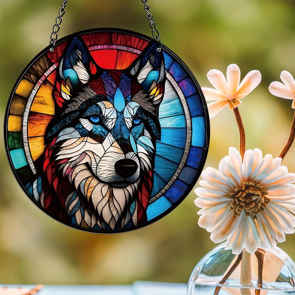 Dog Memorial Suncatcher - Sympathy Gift for Pet Loss