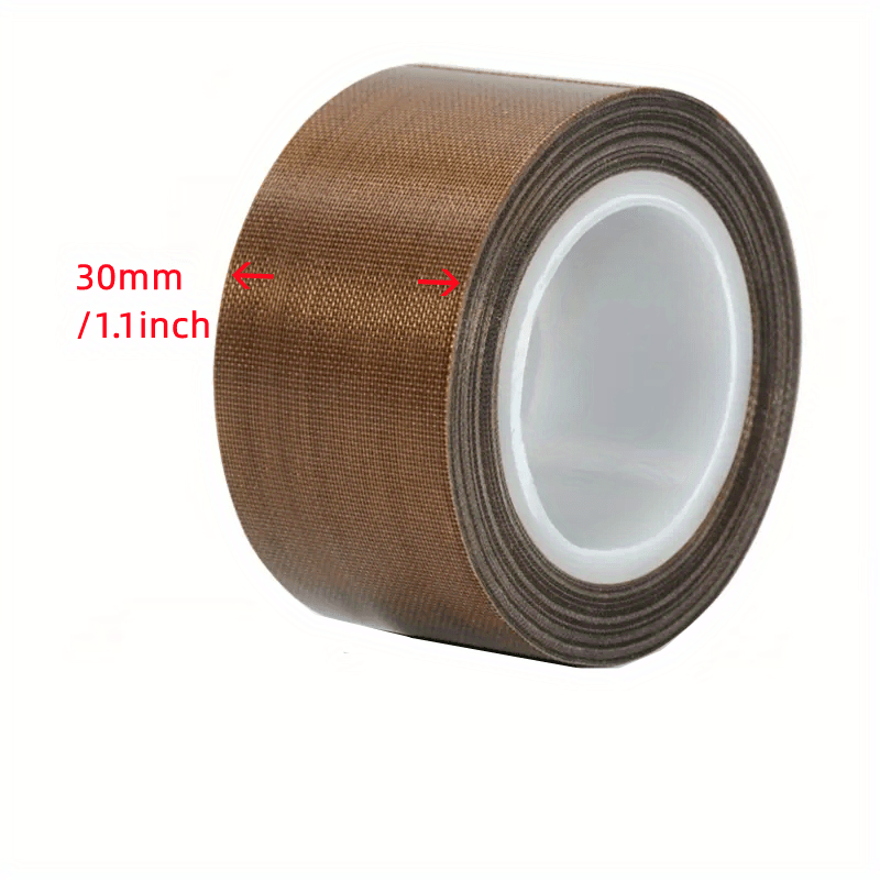 18mm 300 Degree High Temp Adhesive Tape Cloth Heat Insulation 33ft 10m PTFE Tape