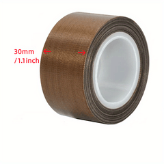 18mm 300 Degree High Temp Adhesive Tape Cloth Heat Insulation 33ft 10m PTFE Tape