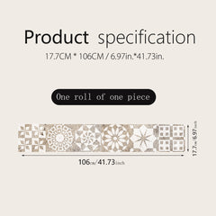Roll Style Printed Sticker for Stairs 106x18 cm