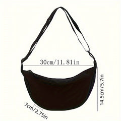 Large Capacity Chest Bag Travel Crossbody Bag Nylon Dumpling Bag