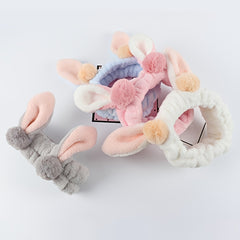 Makeup Rabbit Headband Hair Band for Face Washing Spa Skincare