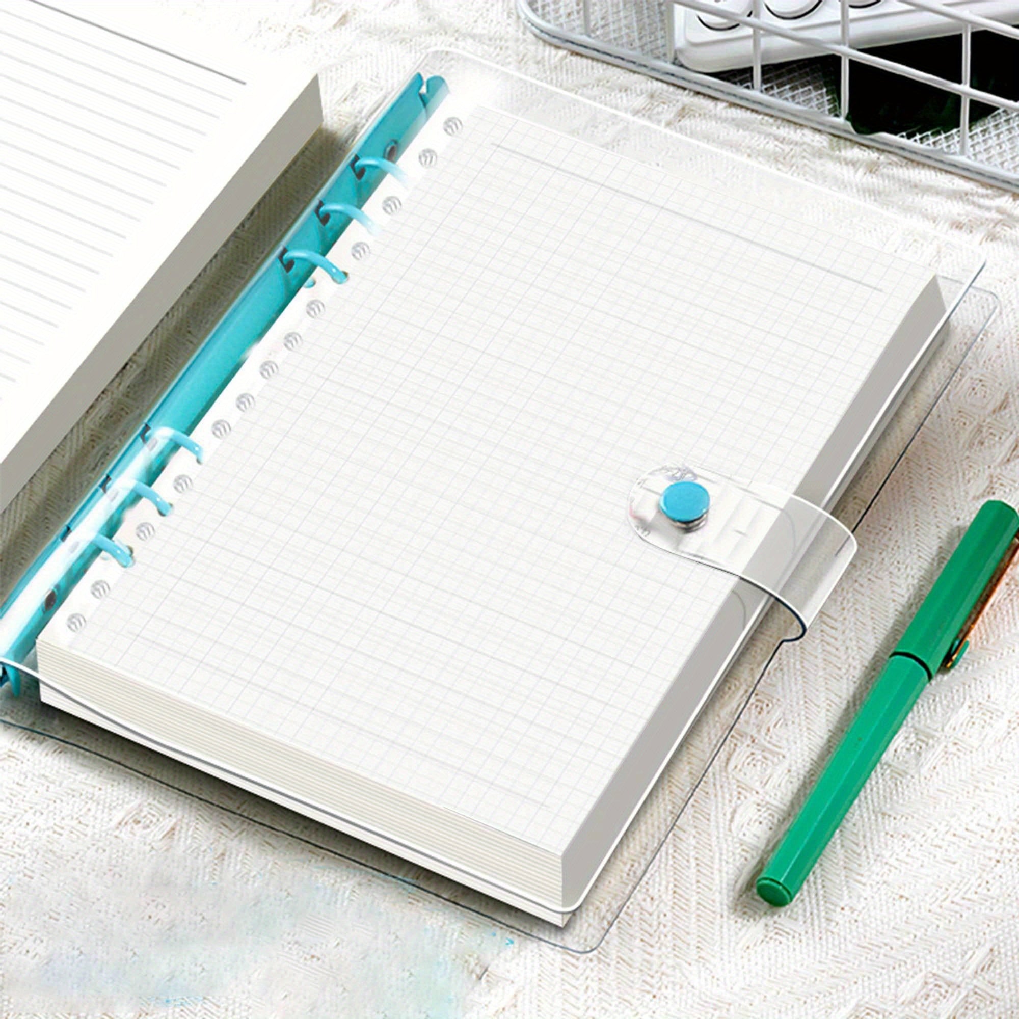Soft Mesh Binder with 240 A5 Pages - Waterproof & Detachable Spiral Binding