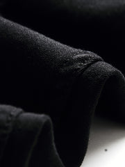 Men's Solid Cotton Denim Pencil Pants