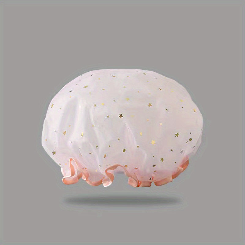 Thick Waterproof Shower Cap for Women
