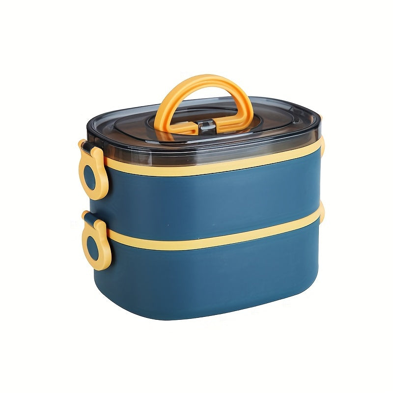 Leakproof 1 2 3 Tier Lunch Box Microwave Safe Kitchen Gadget