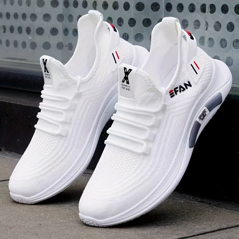 Men's Lightweight Lace-up Sneakers Breathable Anti-odor Shoes